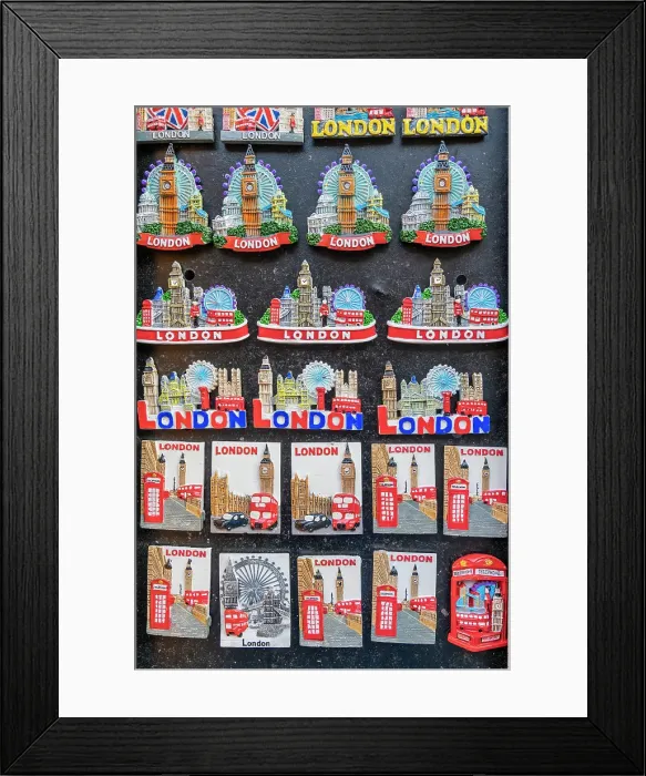 Framed Print : Souvenirs, Camden Town, London, England, UK Framed Print : Souvenirs, Camden Town, London, England, UK