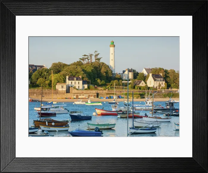 Framed Print : France, Brittany, Finistere, Benodet town