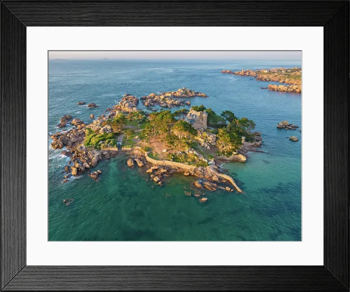 Framed Print : France, Brittany, Cotes d'Armor, Chateau de Costaeres