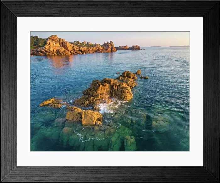Framed Print : France, Brittany, Cotes d'Armor, Cote de Granit Rose Framed Print : France, Brittany, Cotes d'Armor, Cote de Granit Rose