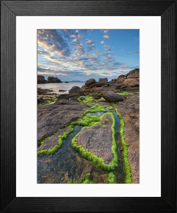 Framed Print : France, Brittany, Cotes d'Armor, Cote de Granit Rose Framed Print : France, Brittany, Cotes d'Armor, Cote de Granit Rose