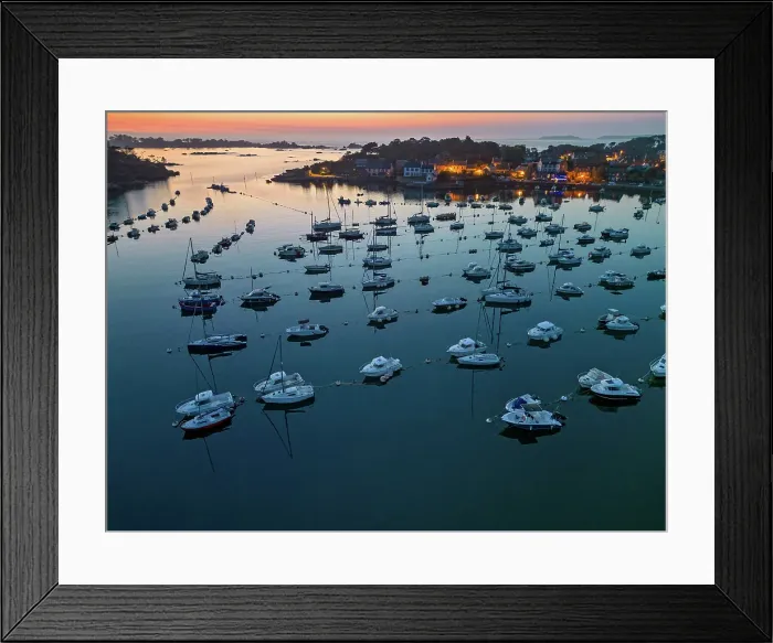 Framed Print : France, Brittany, Cotes d'Armor, Ploumanach village Framed Print : France, Brittany, Cotes d'Armor, Ploumanach village