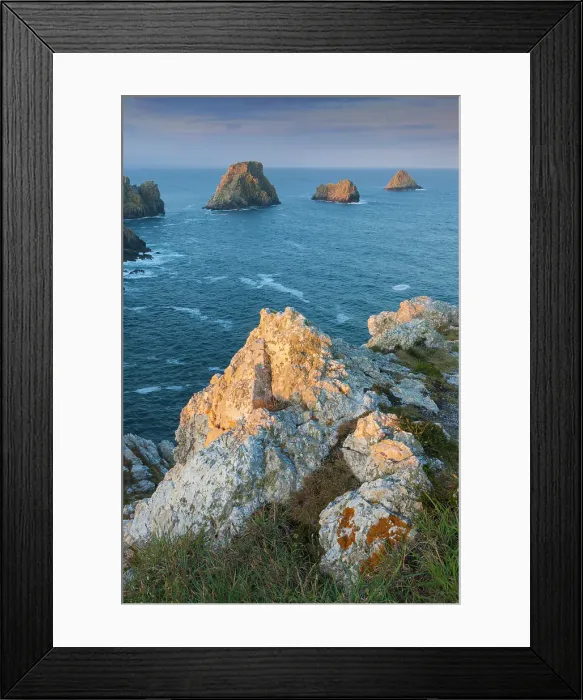 Framed Print : France, Brittany, Finistere, Pointe de Penhir coast Framed Print : France, Brittany, Finistere, Pointe de Penhir coast