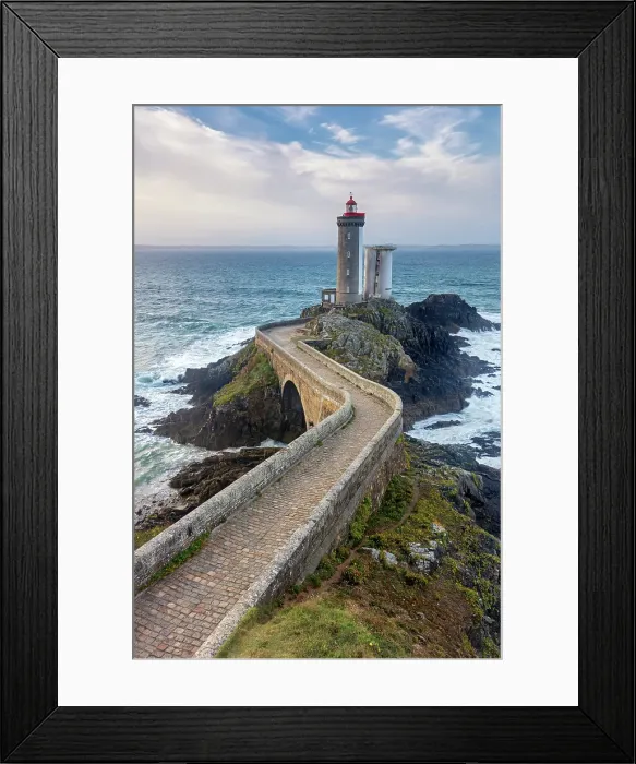 Framed Print : France, Brittany, Finistere, Pointe de Petite Minou lighthouse Framed Print : France, Brittany, Finistere, Pointe de Petite Minou lighthouse