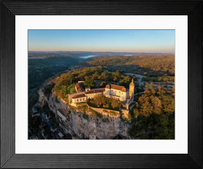 Framed Print : Aerial view of the chateau de Rocamadour, Rocamadour, Lot, Occitanie, France Framed Print : Aerial view of the chateau de Rocamadour, Rocamadour, Lot, Occitanie, France