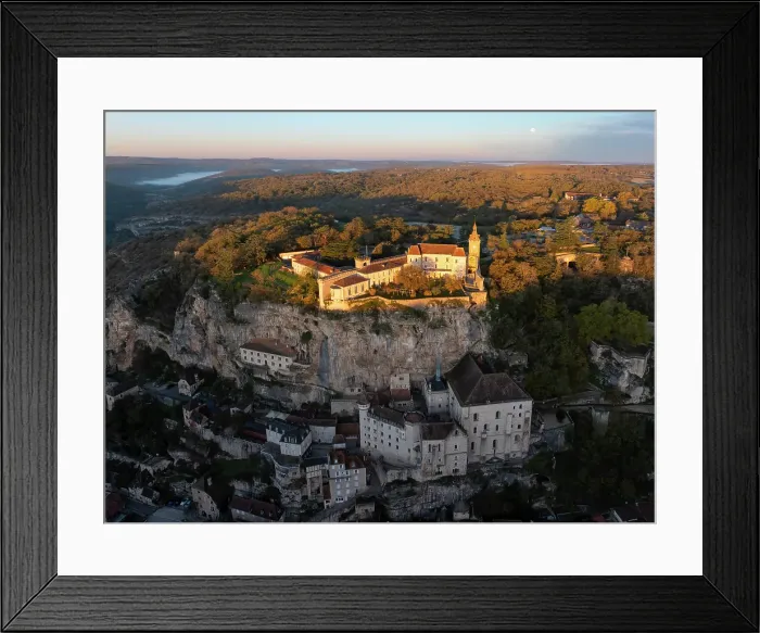 Framed Print : Aerial view of the chateau de Rocamadour, Rocamadour, Lot, Occitanie, France Framed Print : Aerial view of the chateau de Rocamadour, Rocamadour, Lot, Occitanie, France