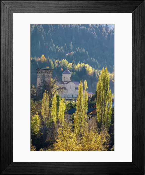 Framed Print : St. Nicolas Church, Mestia, Upper Svaneti (Zemo Svaneti), Georgia Framed Print : St. Nicolas Church, Mestia, Upper Svaneti (Zemo Svaneti), Georgia