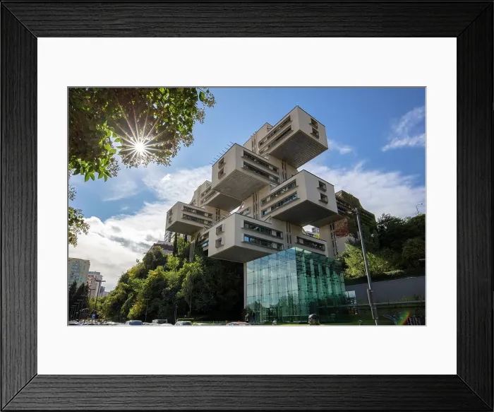 Framed Print : Bank of Georgia headquarters, , Tbilisi, Georgia