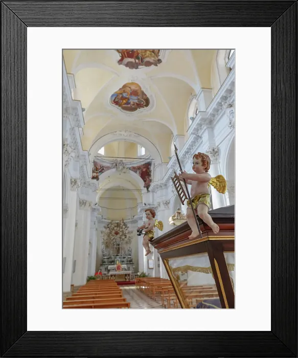Framed Print : Chiesa di San Carlo al Corso interior, Noto, Noto Valley, Sicily, Italy Framed Print : Chiesa di San Carlo al Corso interior, Noto, Noto Valley, Sicily, Italy