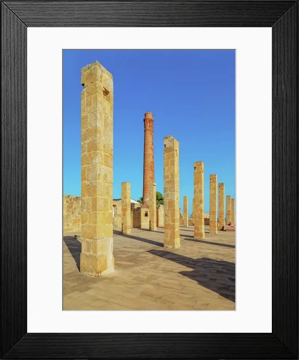 Framed Print : Remains of the Tuna fishery plant, Vendicari, Noto Valley, Sicily, Italy Framed Print : Remains of the Tuna fishery plant, Vendicari, Noto Valley, Sicily, Italy