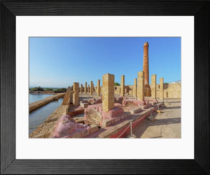 Framed Print : Remains of the Tuna fishery plant, Vendicari, Noto Valley, Sicily, Italy Framed Print : Remains of the Tuna fishery plant, Vendicari, Noto Valley, Sicily, Italy