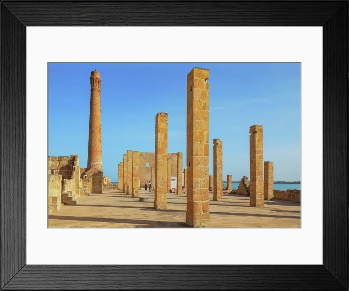 Framed Print : Remains of the Tuna fishery plant, Vendicari, Noto Valley, Sicily, Italy Framed Print : Remains of the Tuna fishery plant, Vendicari, Noto Valley, Sicily, Italy
