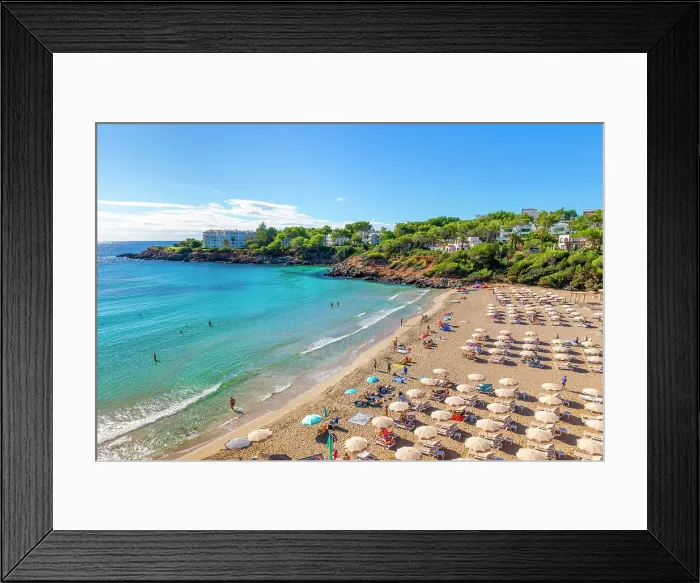 Framed Print : Cala Llenya Beach, Ibiza, Balearic Islands, Spain Framed Print : Cala Llenya Beach, Ibiza, Balearic Islands, Spain