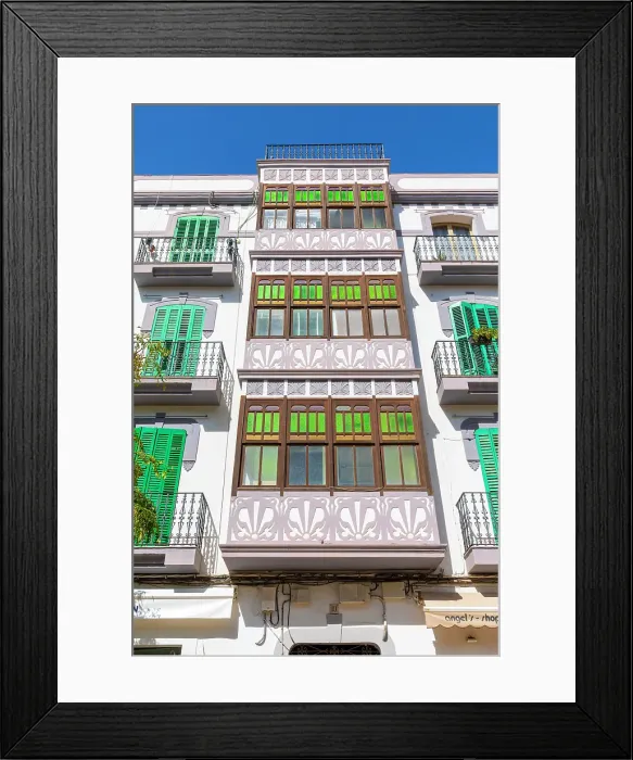 Framed Print : Shops and Restaurants on the Passeig de Vara de Rey, ibiza, Ibiza, Balearic Islands, Spain Framed Print : Shops and Restaurants on the Passeig de Vara de Rey, ibiza, Ibiza, Balearic Islands, Spain