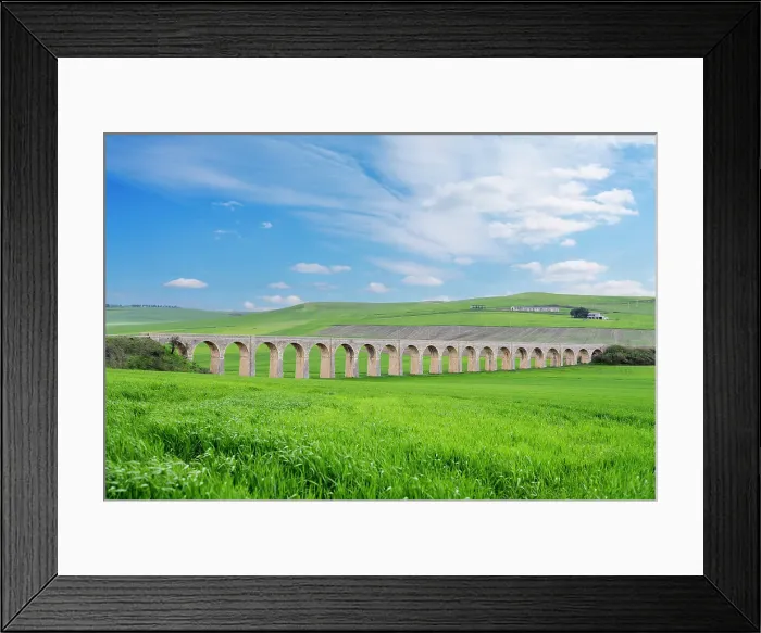 Framed Print : Ancient roman viaduct in Alta Murgia National Park, Puglia, Italy Framed Print : Ancient roman viaduct in Alta Murgia National Park, Puglia, Italy