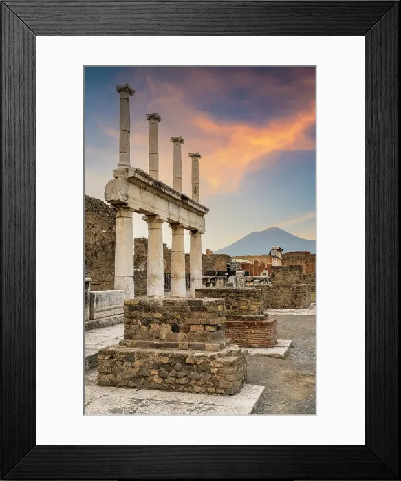 Framed Print : Macellum, Archaeological area of Pompeii, Pompei, Campania, Italy Framed Print : Macellum, Archaeological area of Pompeii, Pompei, Campania, Italy