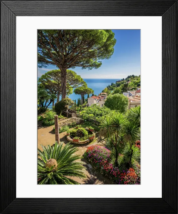 Framed Print : Villa Rufolo, Ravello, Amalfi coast, Campania, Italy Framed Print : Villa Rufolo, Ravello, Amalfi coast, Campania, Italy