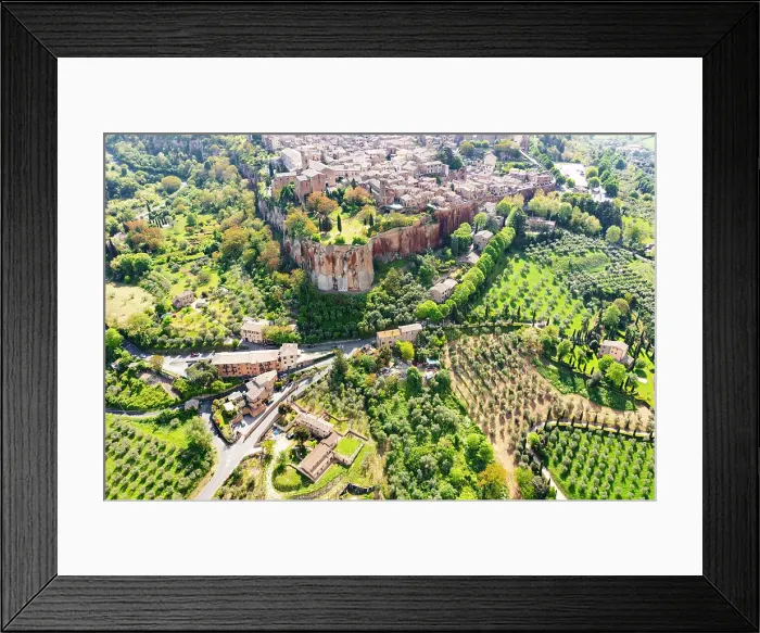 Framed Print : Orvieto, Terni, Umbria, Aerial View Framed Print : Orvieto, Terni, Umbria, Aerial View