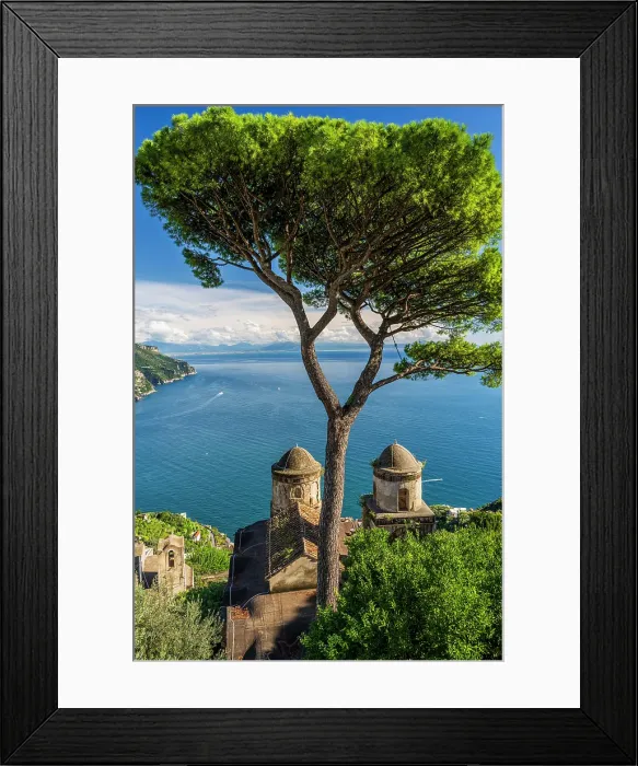 Framed Print : Villa Rufolo, Ravello, Amalfi coast, Campania, Italy