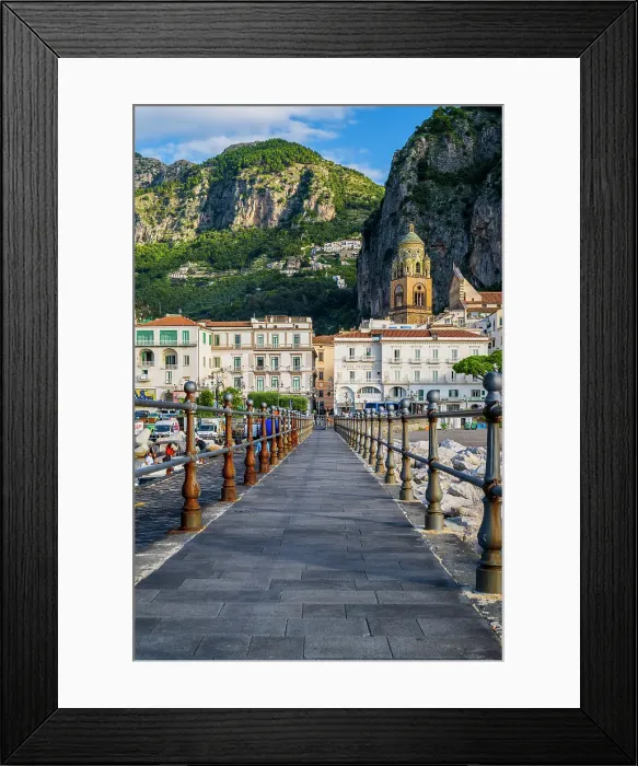 Framed Print : Amalfi, Campania, Italy Framed Print : Amalfi, Campania, Italy