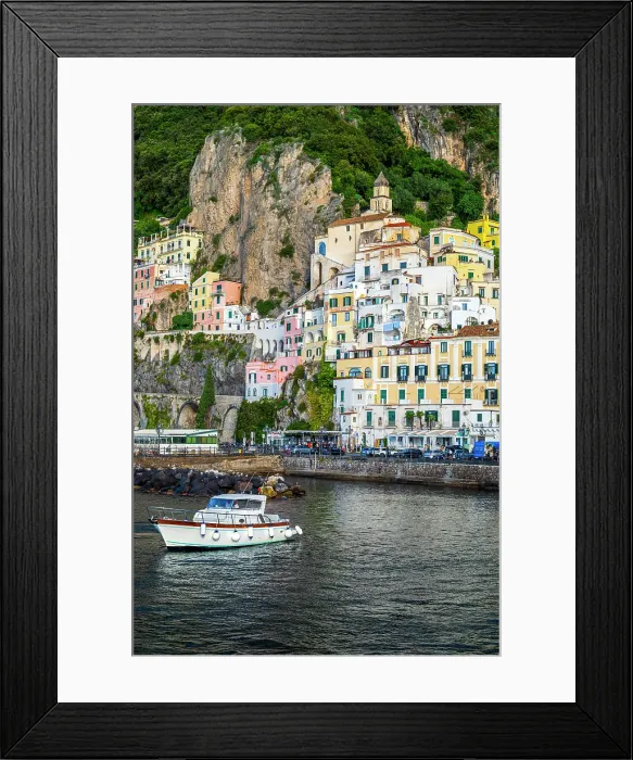 Framed Print : Amalfi, Campania, Italy Framed Print : Amalfi, Campania, Italy