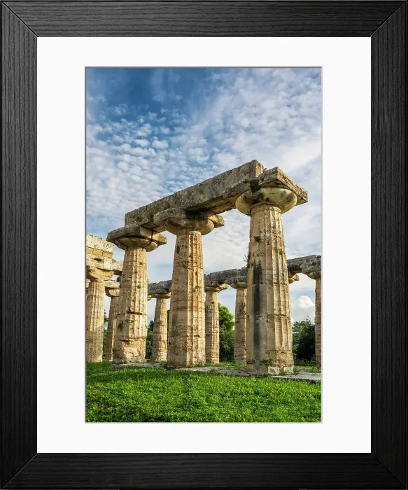 Framed Print : First Temple of Hera, Paestum, Campania, Italy Framed Print : First Temple of Hera, Paestum, Campania, Italy