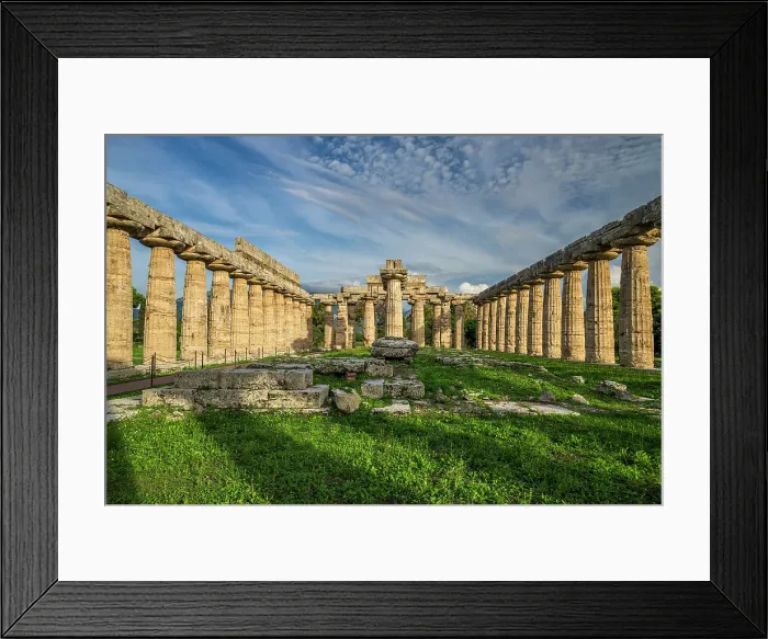 Framed Print : First Temple of Hera, Paestum, Campania, Italy Framed Print : First Temple of Hera, Paestum, Campania, Italy