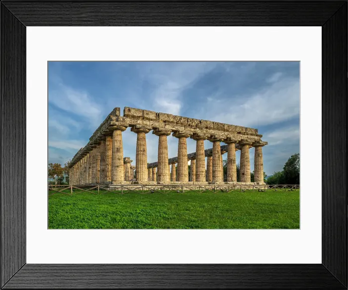 Framed Print : First Temple of Hera, Paestum, Campania, Italy Framed Print : First Temple of Hera, Paestum, Campania, Italy