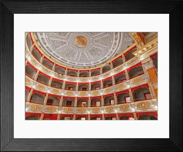 Framed Print : Interior of Noto Theatre, Noto, Noto Valley, Sicily, Italy Framed Print : Interior of Noto Theatre, Noto, Noto Valley, Sicily, Italy