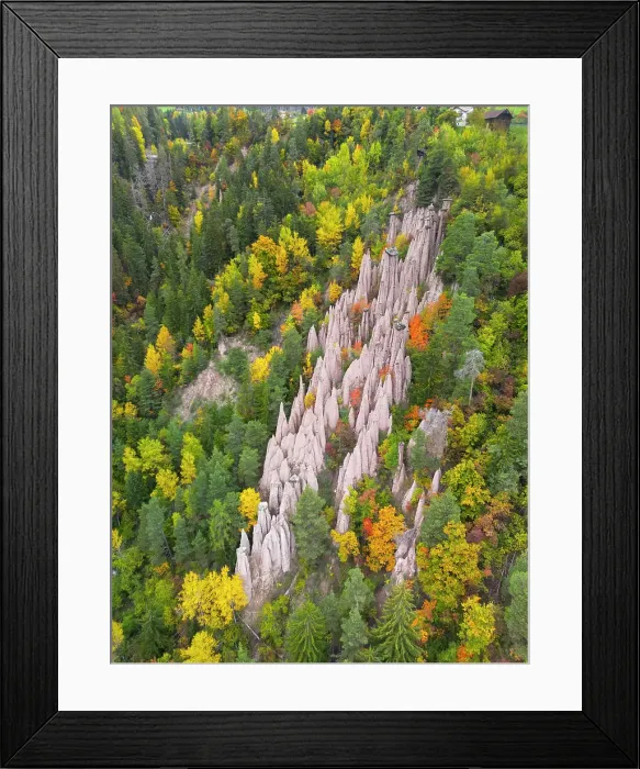 Framed Print : Earth pyramids, Renon- Ritten, Trentino Alto Adige, South Tyrol, Italy Framed Print : Earth pyramids, Renon- Ritten, Trentino Alto Adige, South Tyrol, Italy
