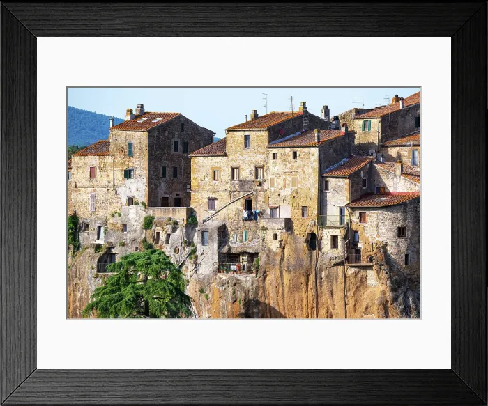 Framed Print : Pitigliano, Grosseto, Tuscany, Italy
