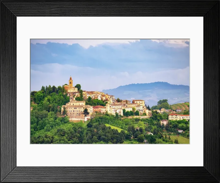 Framed Print : The hilltop town of Montelparo, Marche, Italy Framed Print : The hilltop town of Montelparo, Marche, Italy