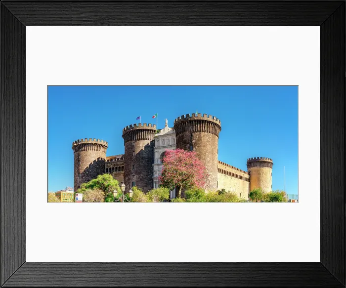 Framed Print : The medieval castle Maschio Angioino, Naples, Italy Framed Print : The medieval castle Maschio Angioino, Naples, Italy
