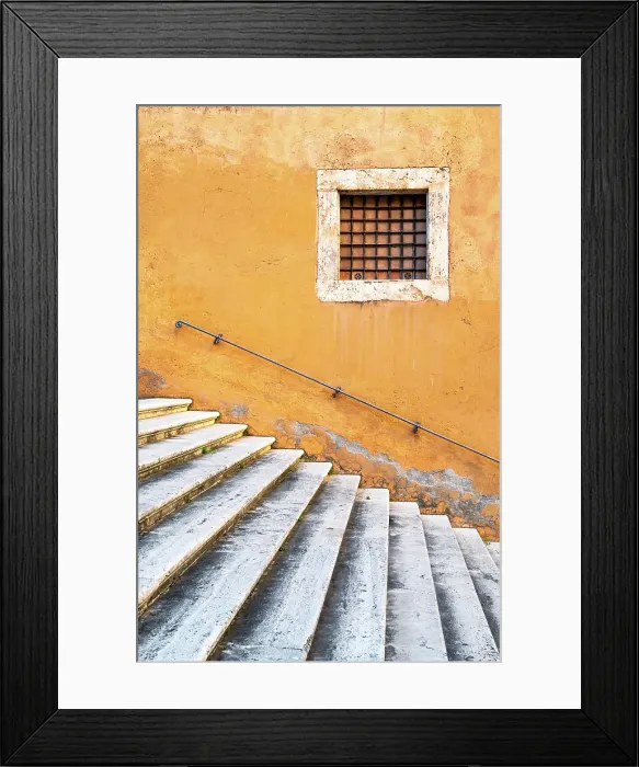 Framed Print : The details of a staircase of the Protomoteca Hall of Campidoglio, Rome, Italy Framed Print : The details of a staircase of the Protomoteca Hall of Campidoglio, Rome, Italy