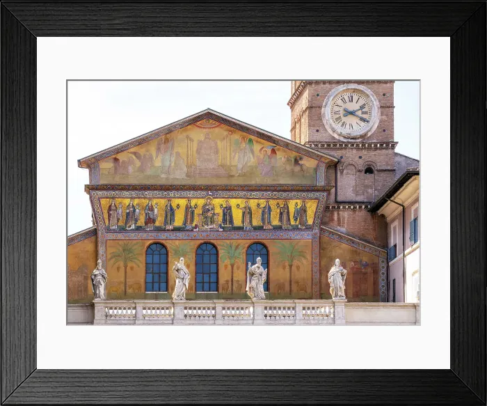 Framed Print : The Basilica of Santa Maria in Trastevere (Basilica di Santa Maria in Trastevere), one of the oldest churches of Rome, Italy Framed Print : The Basilica of Santa Maria in Trastevere (Basilica di Santa Maria in Trastevere), one of the oldest churches of Rome, Italy