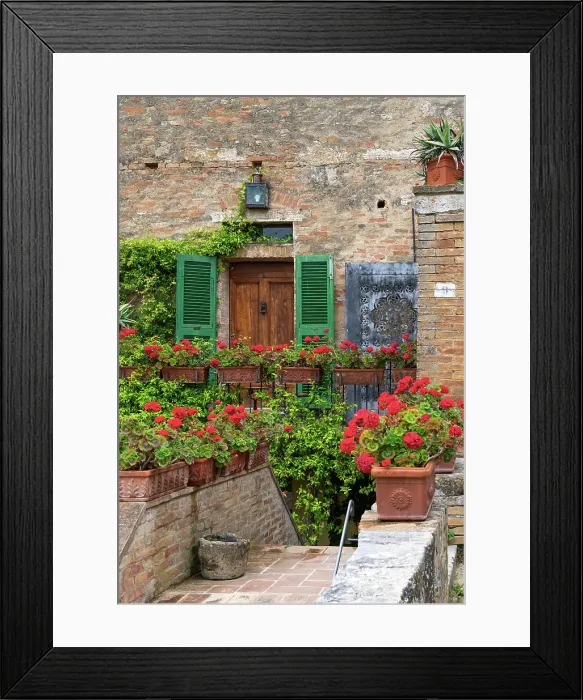 Framed Print : Tiny medieval hamlet of Lucignano d'Asso, comune of Montalcino, Tuscany, Italy Framed Print : Tiny medieval hamlet of Lucignano d'Asso, comune of Montalcino, Tuscany, Italy