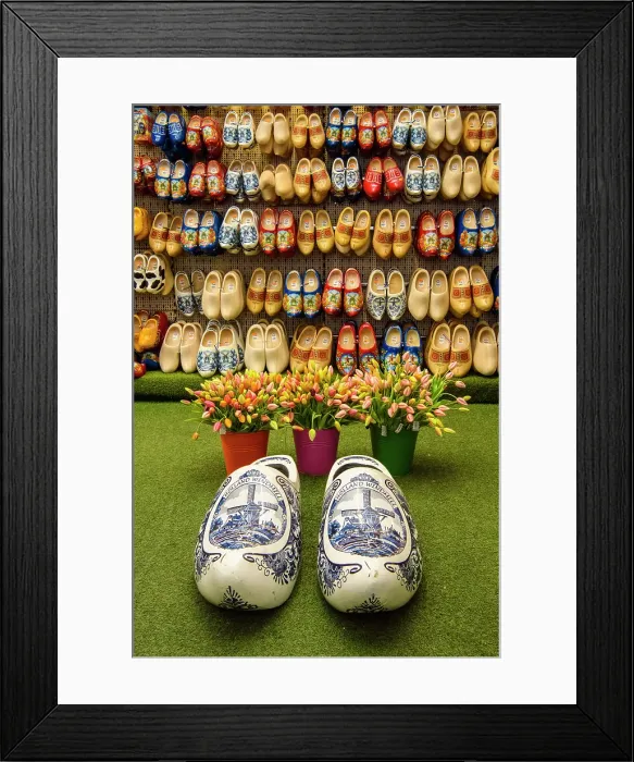Framed Print : Goods for sale in the Flower Market, Amsterdam, North Holland, Netherlands
