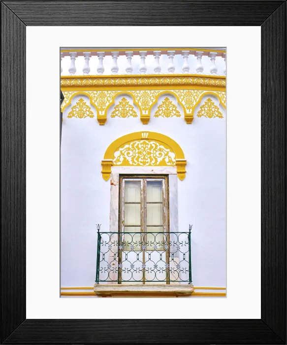 Framed Print : Details of traditional architecture. Montemor-o-Novo, Alentejo. Portugal Framed Print : Details of traditional architecture. Montemor-o-Novo, Alentejo. Portugal