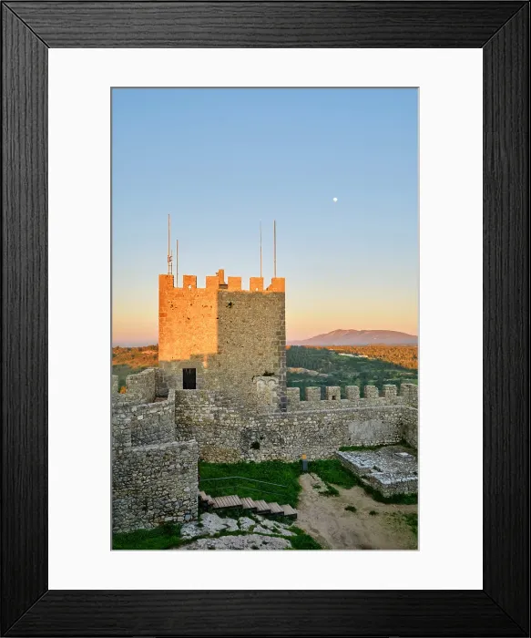 Framed Print : Sesimbra castle dating back to the IX century. Portugal Framed Print : Sesimbra castle dating back to the IX century. Portugal