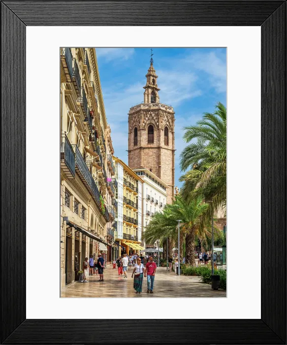 Framed Print : Plaza de la Reina, Valencia, Valencian Community, Spain Framed Print : Plaza de la Reina, Valencia, Valencian Community, Spain