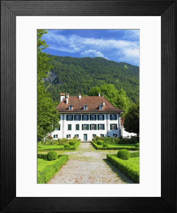 Framed Print : Interlaken Castle, Interlaken, Switzerland