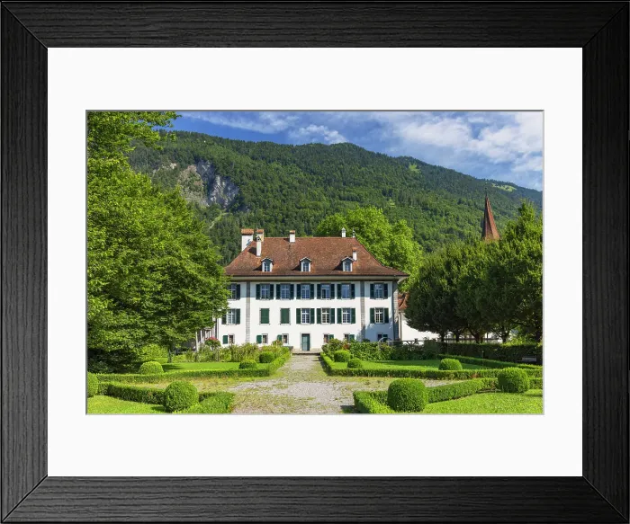 Framed Print : Interlaken Castle, Interlaken, Switzerland