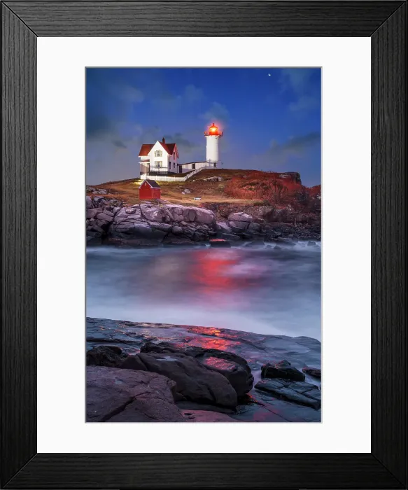 Framed Print : Cape Neddick Lighthouse also called Nubble Lighthouse, York, Maine, New England, USA Framed Print : Cape Neddick Lighthouse also called Nubble Lighthouse, York, Maine, New England, USA