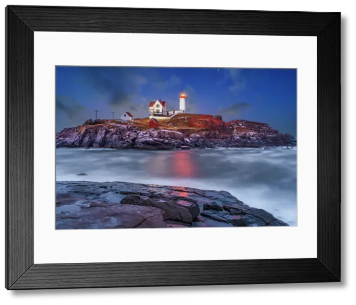 Framed Print : Cape Neddick Lighthouse also called Nubble Lighthouse, York, Maine, New England, USA Framed Print : Cape Neddick Lighthouse also called Nubble Lighthouse, York, Maine, New England, USA
