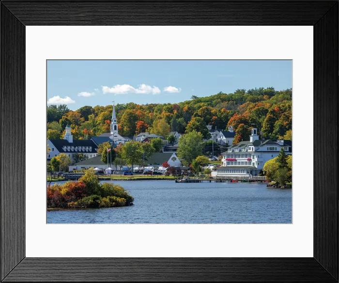 Framed Print : Meredith, Lake Winnipesaukee, New Hampshire, New England, USA Framed Print : Meredith, Lake Winnipesaukee, New Hampshire, New England, USA