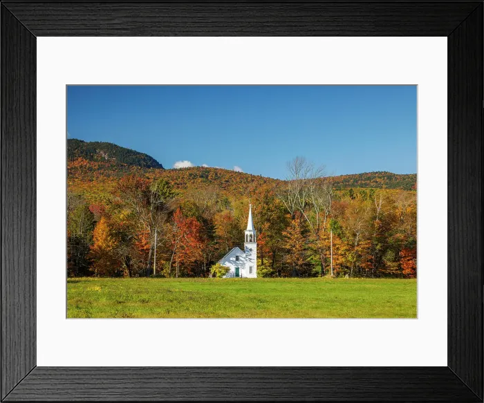 Framed Print : Wonalancet Union Chapel in Tamworth, New Hampshire, New England, USA Framed Print : Wonalancet Union Chapel in Tamworth, New Hampshire, New England, USA