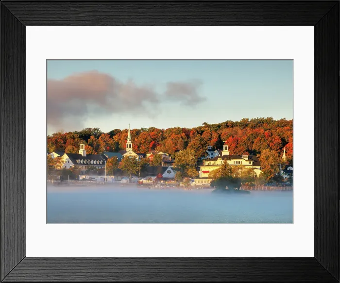 Framed Print : Meredith, Lake Winnipesaukee, New Hampshire, New England, USA Framed Print : Meredith, Lake Winnipesaukee, New Hampshire, New England, USA