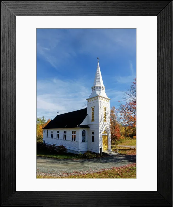 Framed Print : St Matthew's Chapel, Sugar Hill, New Hampshire, New England, USA Framed Print : St Matthew's Chapel, Sugar Hill, New Hampshire, New England, USA