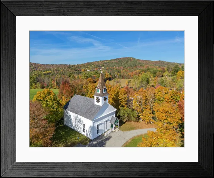 Framed Print : Meeting House, Sugar Hill, New Hampshire, New England, USA Framed Print : Meeting House, Sugar Hill, New Hampshire, New England, USA