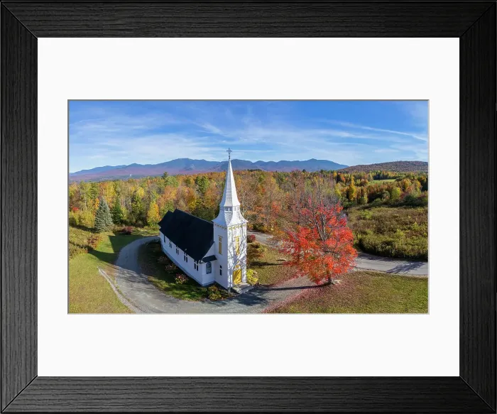 Framed Print : St Matthew's Chapel, Sugar Hill, New Hampshire, New England, USA Framed Print : St Matthew's Chapel, Sugar Hill, New Hampshire, New England, USA